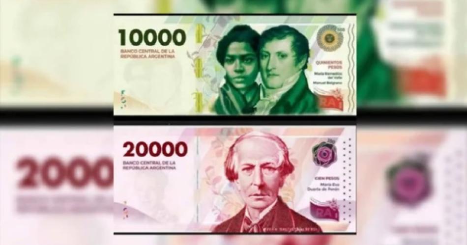 Se demora la circulacioacuten de los billetes de 20000- para cuaacutendo estaacute previsto