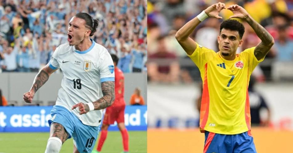 Expectativa por Uruguay vs Colombia que se mediraacuten por un lugar en la final de la Copa Ameacuterica