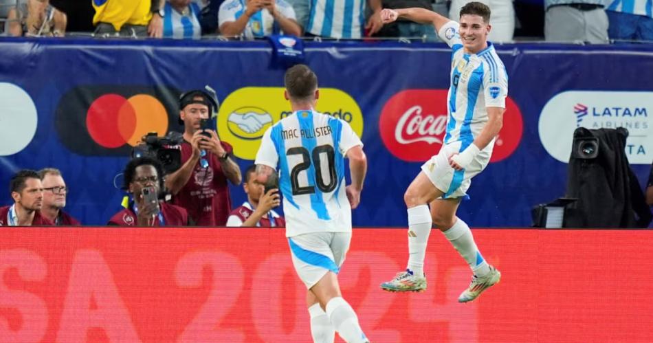 VIDEOS- El taco de Messi y el gol de Aacutelvarez para la Scaloneta