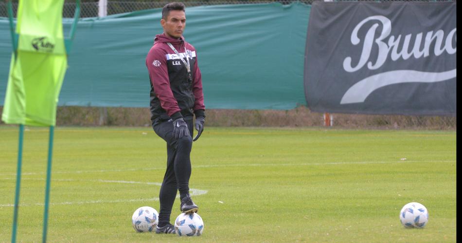 MOMENTO Lucas Gonz�lez Vélez le dio valor al trabajo realizado en la pretemporada