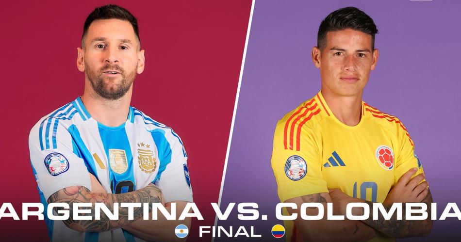 Argentina-Colombia la final de la Copa Ameacuterica- fecha horario y doacutende verla en vivo