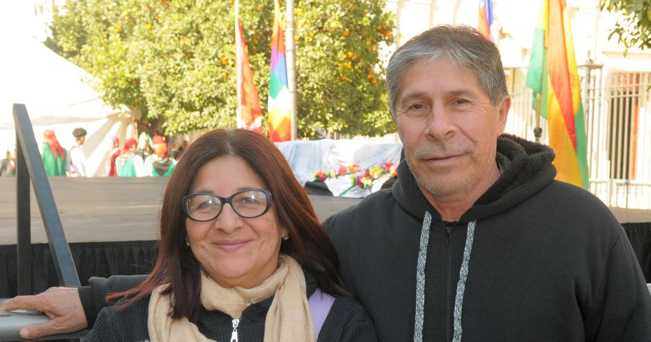 HOMENAJE A LA VIRGEN DEL CARMEN EN LA PLAZA LIBERTAD