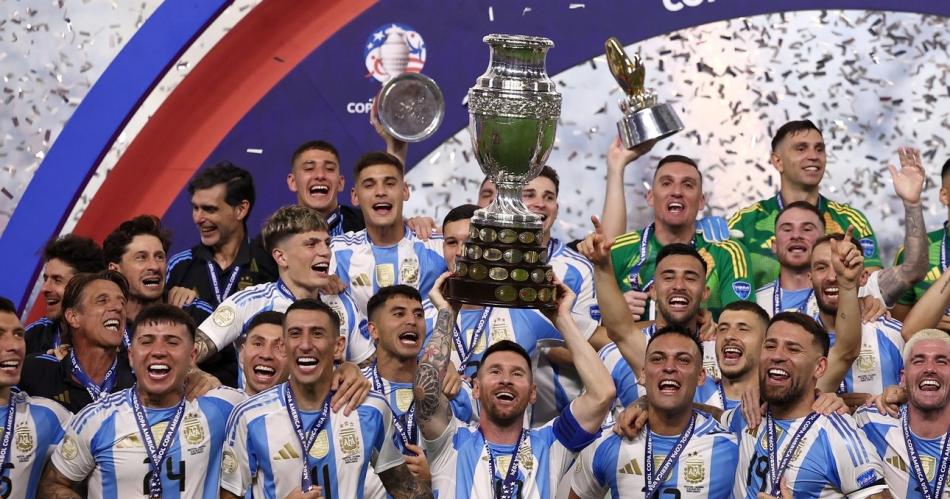 A puro corazoacuten Argentina vencioacute a Colombia y se coronoacute bicampeoacuten de la Copa Ameacuterica 2024