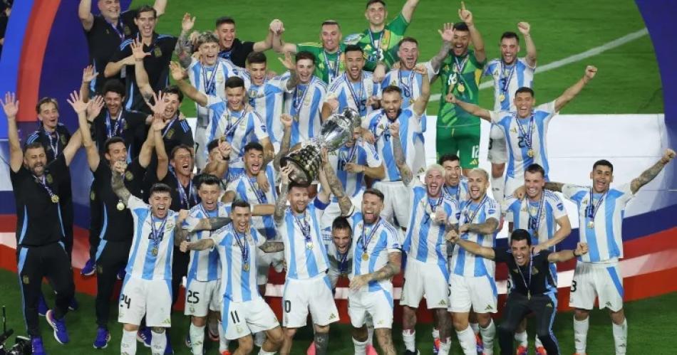 Traigan vino que copas sobran- Argentina 1ordm en el ranking mundial de tiacutetulos de selecciones