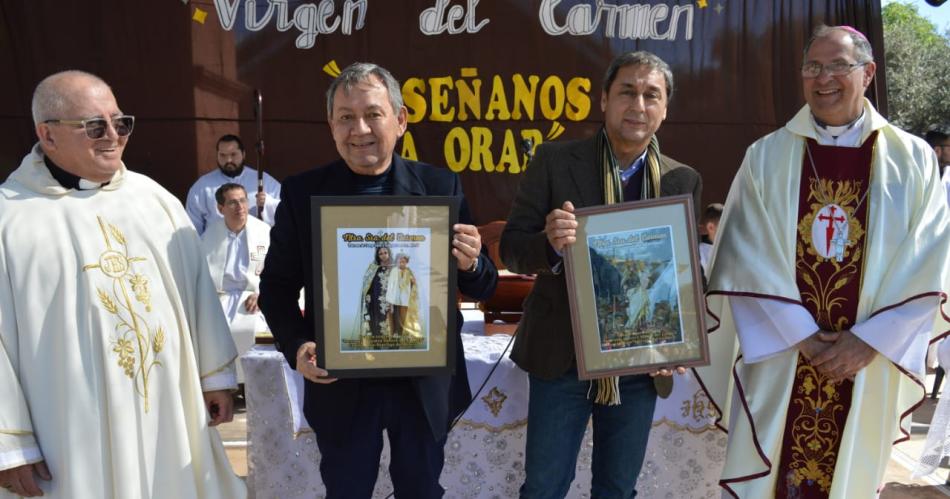 Acompantildean la fiesta por la Virgen del Carmen en Campo Gallo