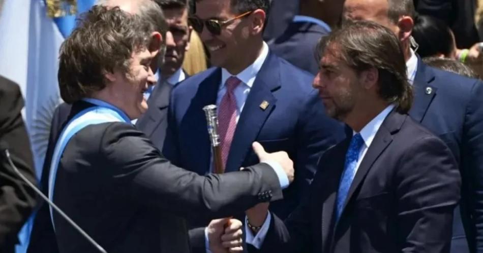 Milei recibe a Lacalle Pou en una conferencia sobre antiterrorismo