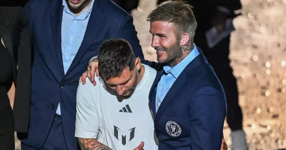 David Beckham podriacutea adquirir a Newells como un regalo para Messi