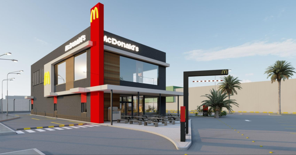 En imaacutegenes- asiacute seraacute el local de McDonalds con AutoMac en Santiago del Estero