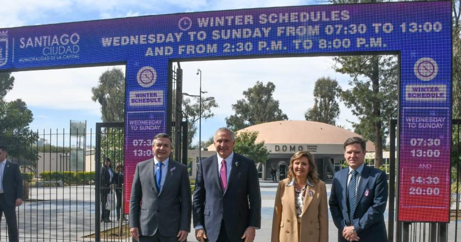 El embajador de Estados Unidos recorrioacute el Domo y el Parque del Encuentro