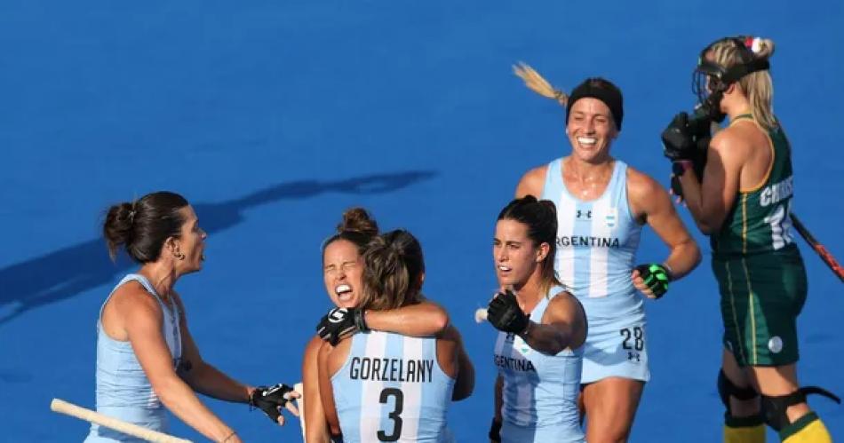 Las Leonas se impusieron 4-2 ante Sudaacutefrica en los Juegos Oliacutempicos de Pariacutes