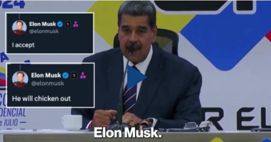 Elon Musk aceptoacute una pelea con Maduro- Si gano eacutel renuncia como dictador