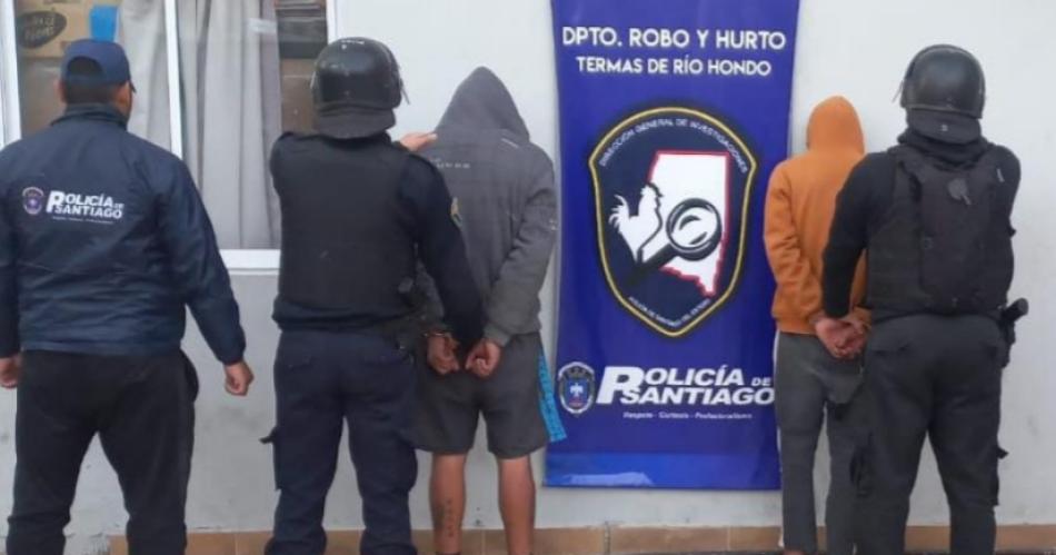 Detienen a dos hermanos en Termas de Riacuteo Hondo por un robo calificado y agresioacuten con balas