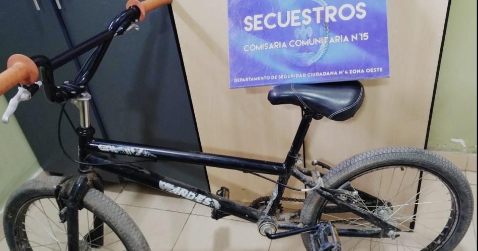 Vendieron por 30 mil una bicicleta robada valuada en 215 mil