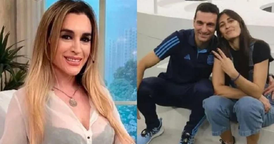 El gesto de Faacutetima Florez que habriacutea enfurecido a la esposa de Lionel Scaloni