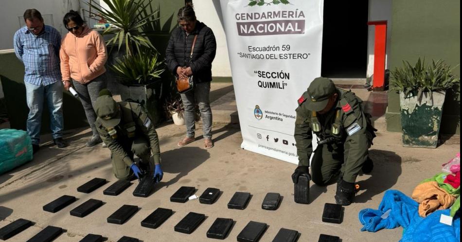 MANIOBRA Habían ocultado los ladrillos dentro de los bultos de mercadería