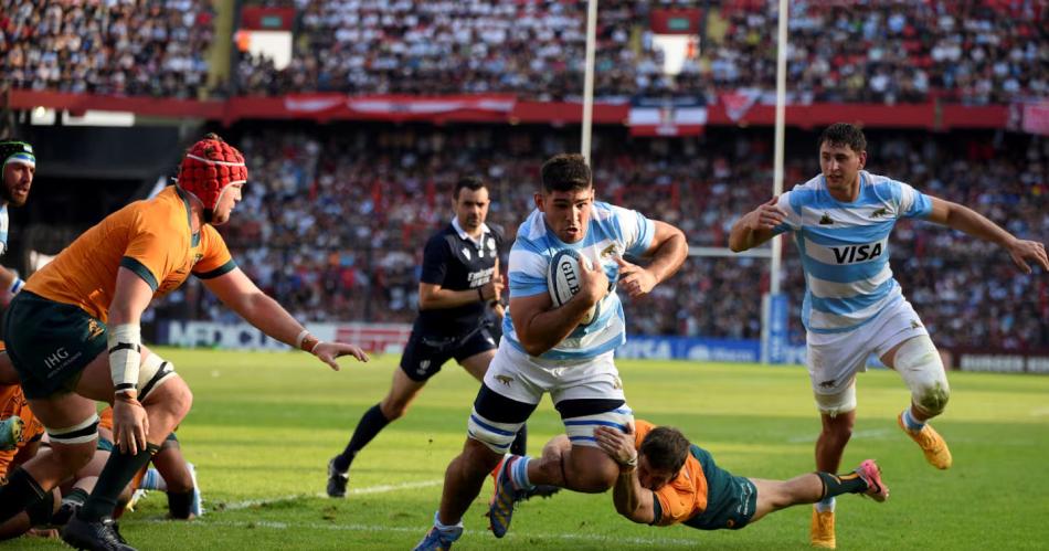 Los Pumas derrotaron a Australia y se ubican en el segundo lugar del Rugby Championship