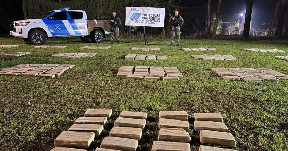 Incautan maacutes de 520 kilos de marihuana en el litoral argentino