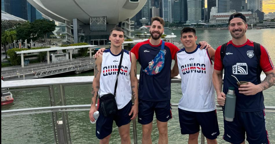 Quimsa tuvo un diacutea intenso en Singapur y prepara su debut