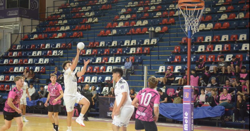 Final Santiaguentildea de la Liga Nacional de Cestoball Masculino