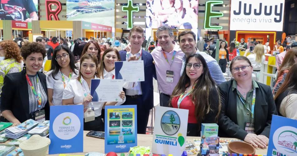 Las Termas recibioacute en la FIT el sello de Calidad Turiacutestica Argentina