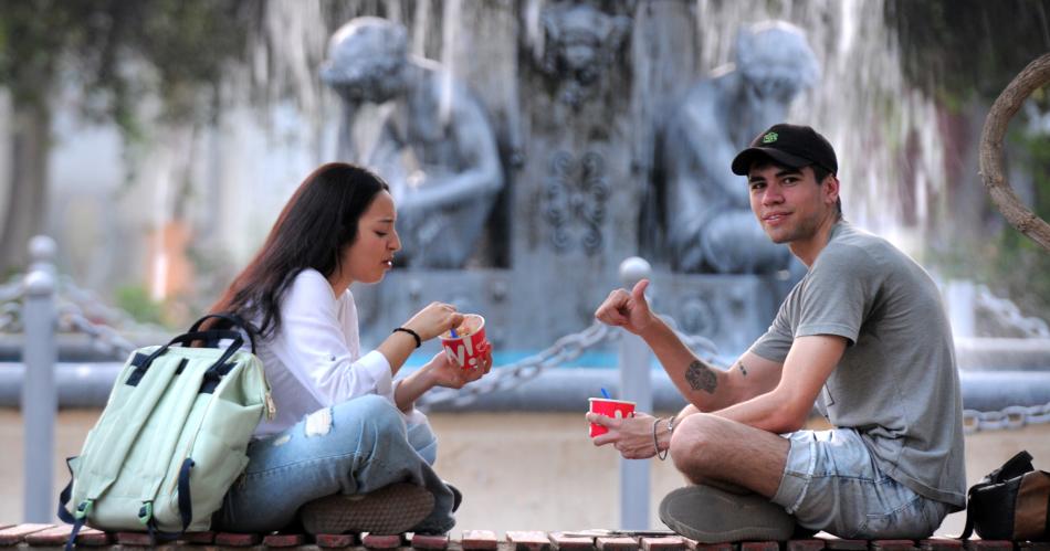 Calor y viento los protagonistas del martes en Santiago