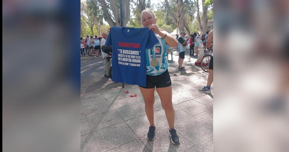 Paula Salto tras correr en el Maratón EL LIBERAL en el año 2022