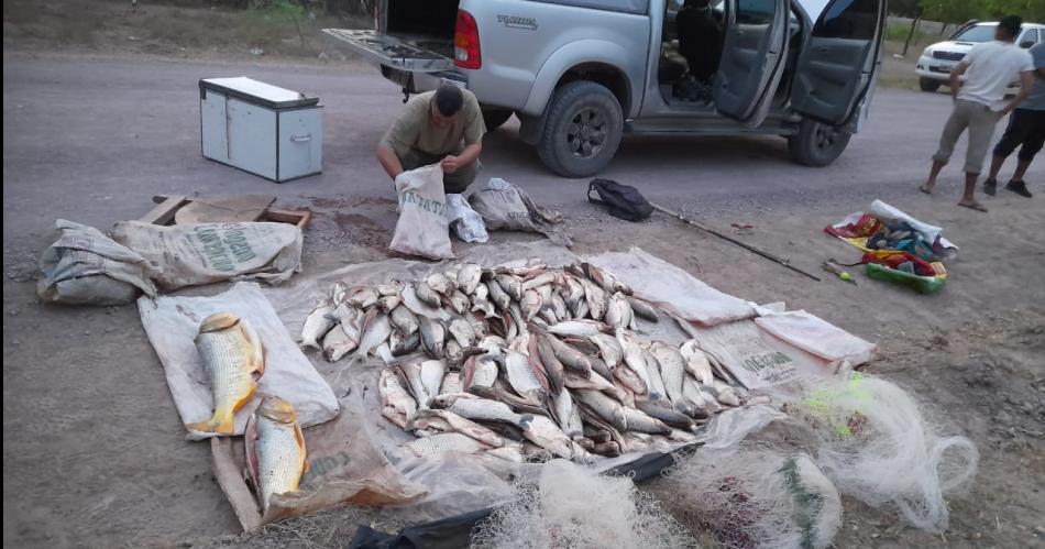 Realizan muacuteltiples operativos contra la pesca ilegal y labran numerosas actas