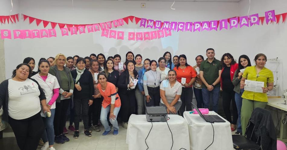 Concretan actividades en el marco del Mes Rosa en Los Juriacutees