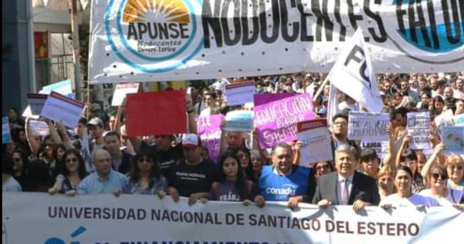 UNSE- gremios docente y no docente inician paro de 48 hs