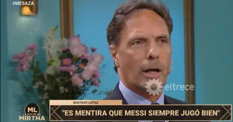 Gustavo Loacutepez habloacute sobre Lionel Messi y pidioacute ser realistas- No siempre jugoacute bien