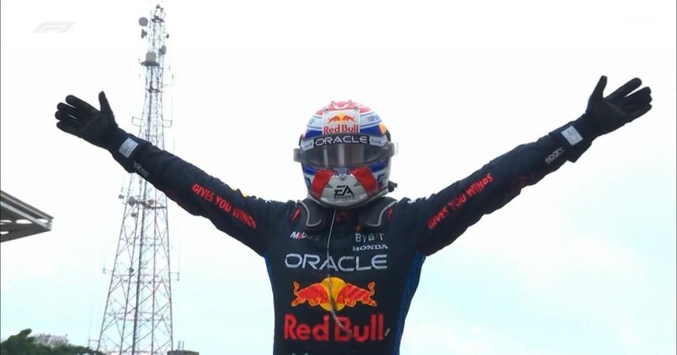 Verstappen brilloacute en el GP de Brasil y quedoacute a un paso del tiacutetulo