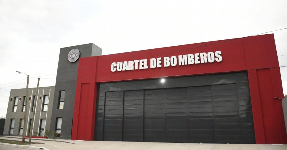 Este martes inauguran el nuevo edificio del Cuartel de Bomberos Voluntarios