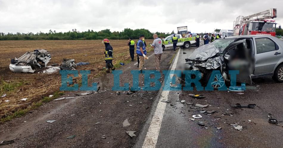 Ruta 9- brutal choque entre dos autos dejoacute tres muertos y un herido en graviacutesimo estado