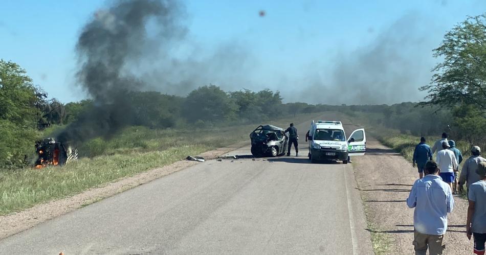 Animales caprinos sueltos en la ruta 92 provocaron un terrible choque frontal con una viacutectima fatal