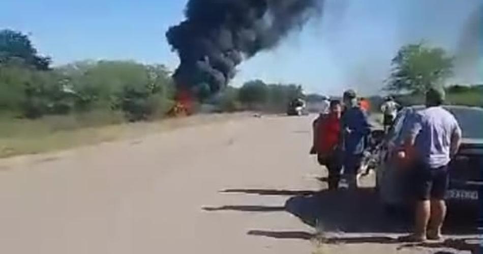 Animales caprinos sueltos en la ruta 92 provocaron un terrible choque frontal con una viacutectima fatal