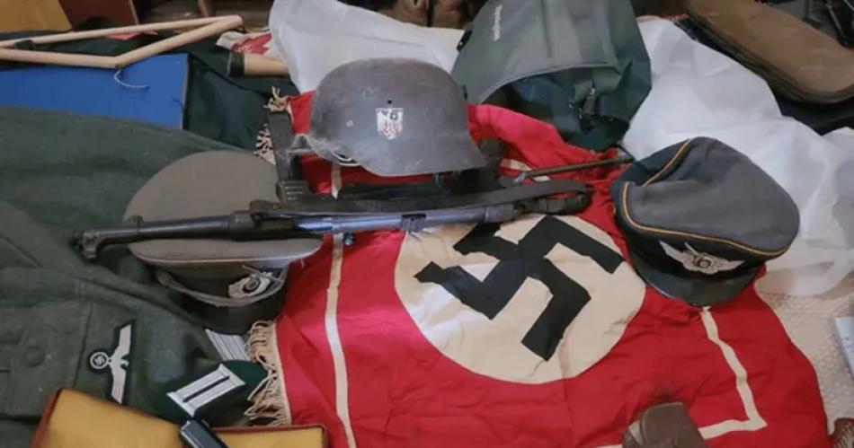 De no creer- detuvieron a un nazi con un poderoso arsenal y bustos conmemorativos a Hitler