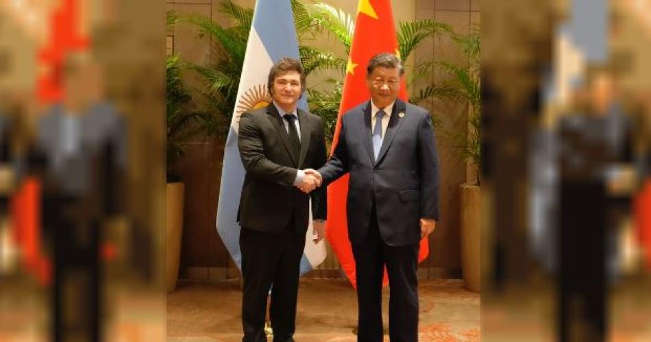 Javier Milei se reunioacute con el presidente de China Xi Jinping