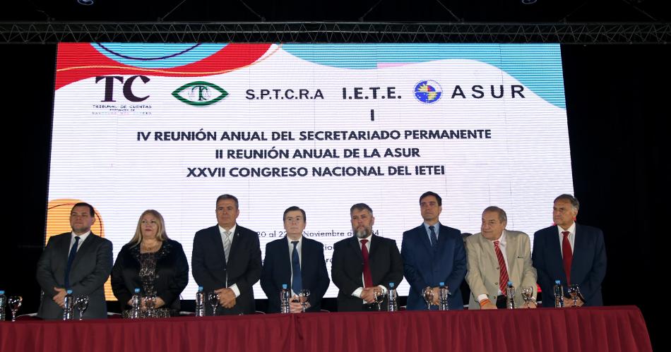 Zamora participoacute de la apertura de la reunioacuten anual de Secretarios de Tribunales de Cuentas