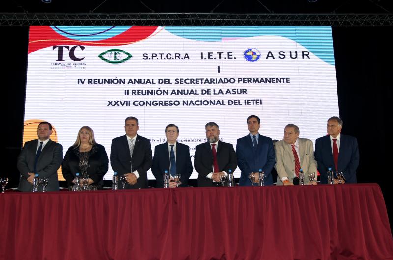 Zamora participoacute de la apertura de la reunioacuten anual de Secretarios de Tribunales de Cuentas