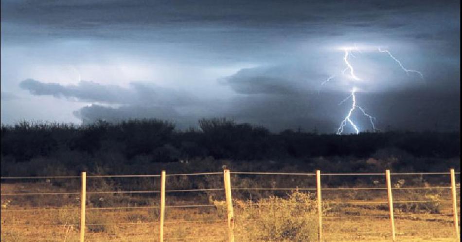 Campo Gallo lluvia y muchas descargas eleacutectricas