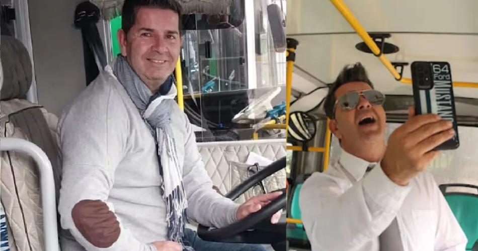 VIDEO- colectivero es furor en redes sociales por cantarles a sus pasajeros 