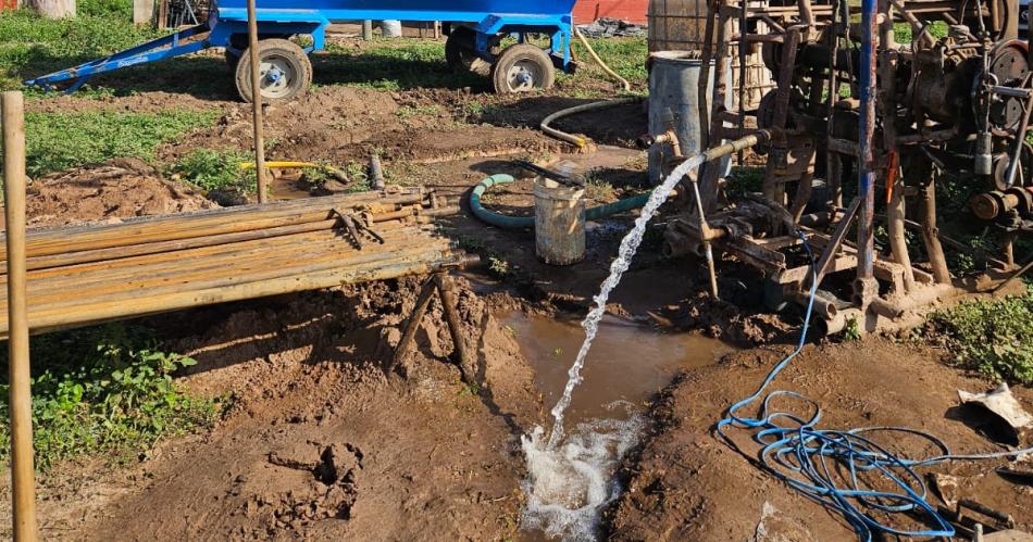 Pozo Hondo ya cuenta con la renovada red de agua potable domiciliari