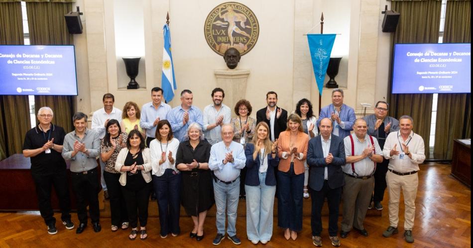 La Unse presente en el Plenario de Decanos de Ciencias Econoacutemicas