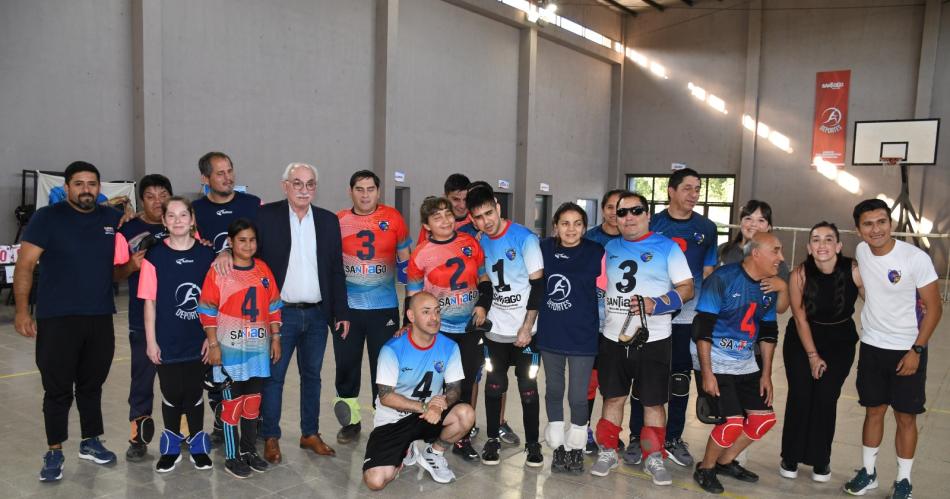 Realizaron un torneo amistoso de Goalball en el Polideportivo Provincial