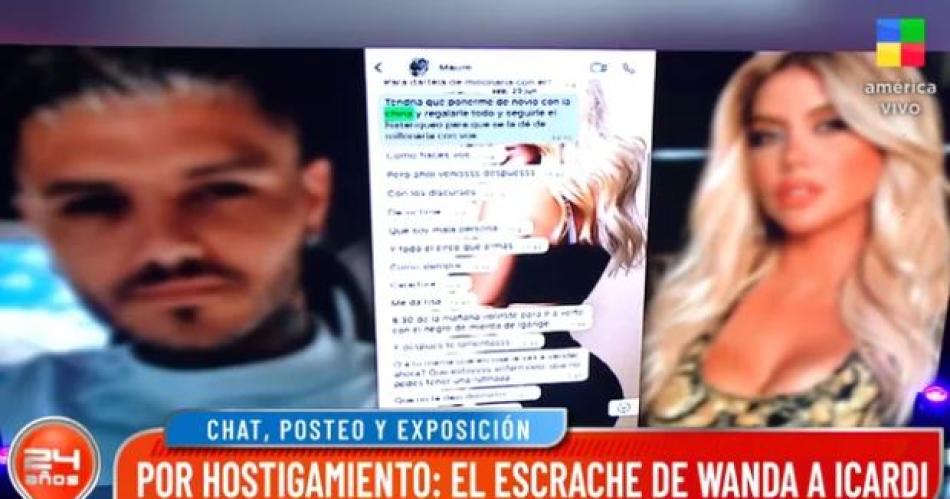 Los fuertes y despectivos mensajes de Mauro Icardi sobre Wanda Nara y L-Gante