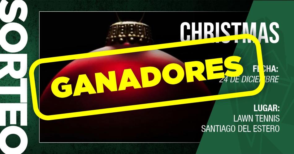 Estos son los ganadores de las entradas para la fiesta Christmas en Lawn Tennis