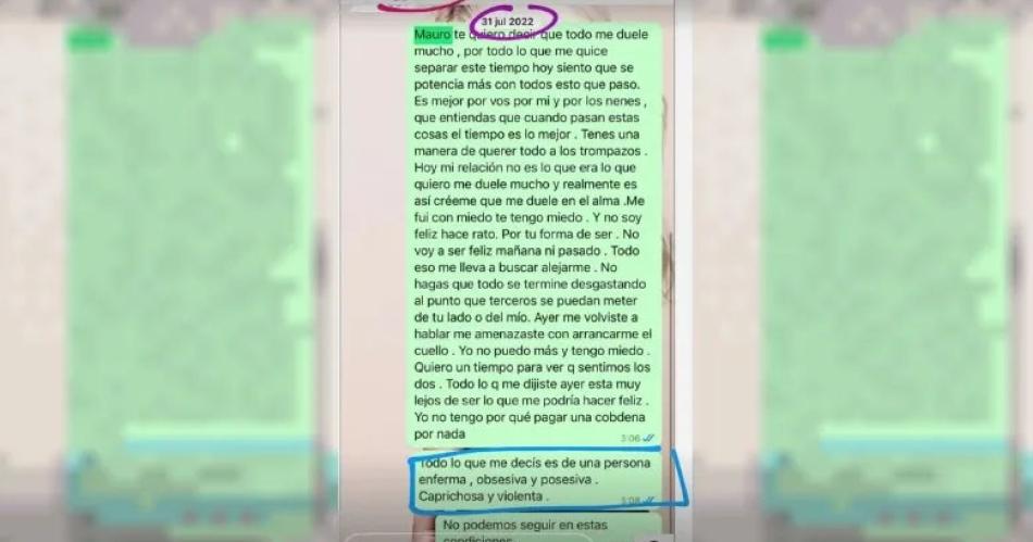 Decime queacute hiciste- se filtraron chats de Wanda Nara y Mauro Icardi 