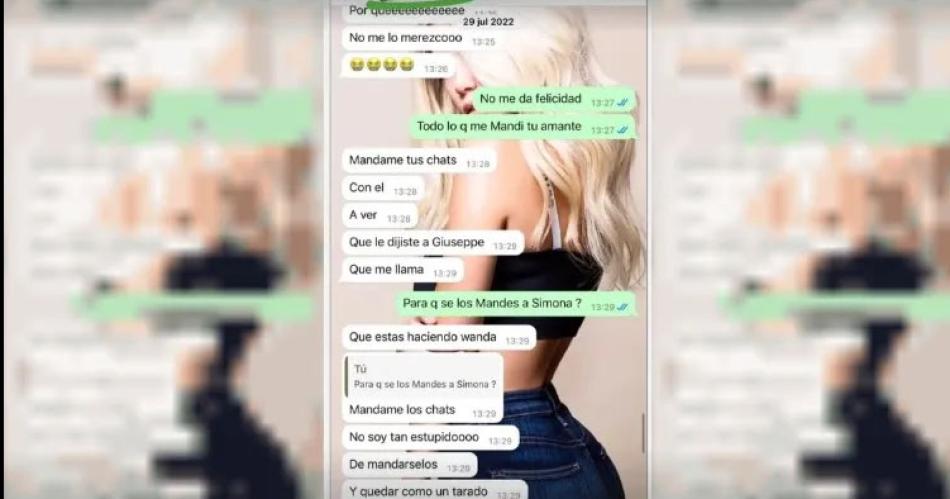 Decime queacute hiciste- se filtraron chats de Wanda Nara y Mauro Icardi 