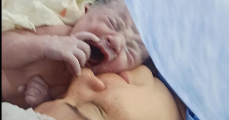 Felicidad eterna para Nataliacute Jugo con el nacimiento de su hijo Isaac Aaroacuten Abraham