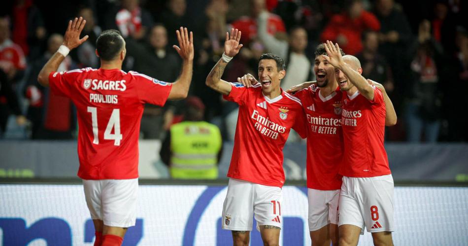 Di Mariacutea crucial en el triunfo de Benfica